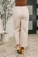 Hazel Blues® | Only Pair High Waisted Wide Leg Bottoms in Linen