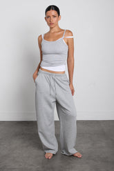 RELAXED ELASTIC WAIST LOUNGE PANT