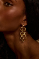 Paula Gold Statement Earrings
