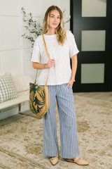 Hazel Blues® | Right At Home Relaxed High Waisted Bottoms