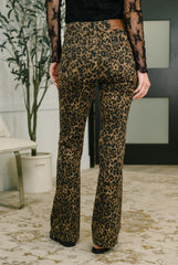 Hazel Blues® | Roxy High Waist Bootcut Leopard Print