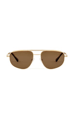 Banbé Eyewear The Halle Sunglasses ~ Gold/Brown
