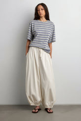 STRIPED COTTON T-SHIRT