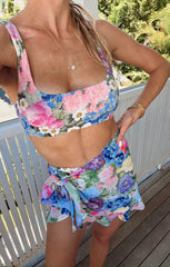 Hot Tub Top ~ Flower Shop Rib Scrunch