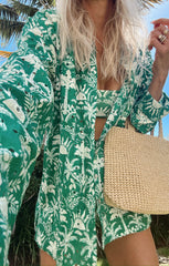 Carry On Button Down ~ Tiki Palms
