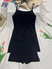 Hazel Blues® | Scoop Neck Cami and Shorts Active Set