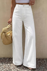 Hazel Blues® | Solid Color Loose Casual Jeans