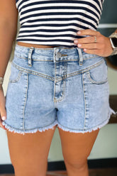 Hazel Blues® | Blue Jean Baby Denim Shorts | Denim Shorts