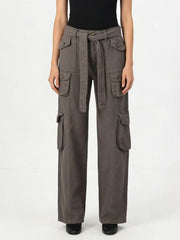 Hazel Blues® | Wide Leg Cargo Jeans