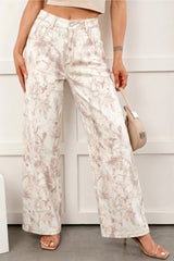 Hazel Blues® | Camo Cutie Jeans | Camo Denim Wide Leg Jeans