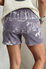 Hazel Blues® | Printed Denim Shorts