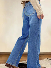 Hazel Blues® | Vintage Wash Straight Leg Jeans