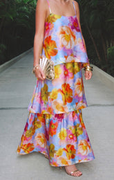 Ella Maxi Dress ~ Brushed Blooms