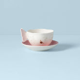 Butterfly Meadow Figural® Pink Cup and Saucer