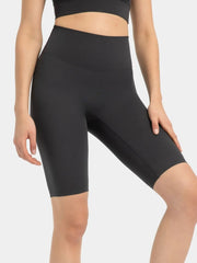Hazel Blues® | Millennia High Rise Wide Waistband Active Shorts