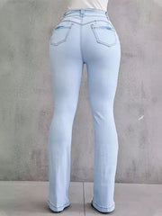 Hazel Blues® | Wash High-Waisted Flare Jeans