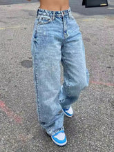 Hazel Blues® | Wash Wide Leg Jeans