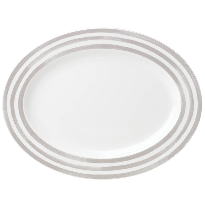 Charlotte Street Grey™ 16" Oval Platter