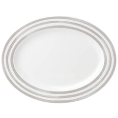 Charlotte Street Grey™ 16" Oval Platter
