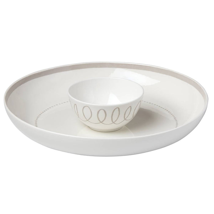 Charlotte Street Grey™ Chip and Dip Tray