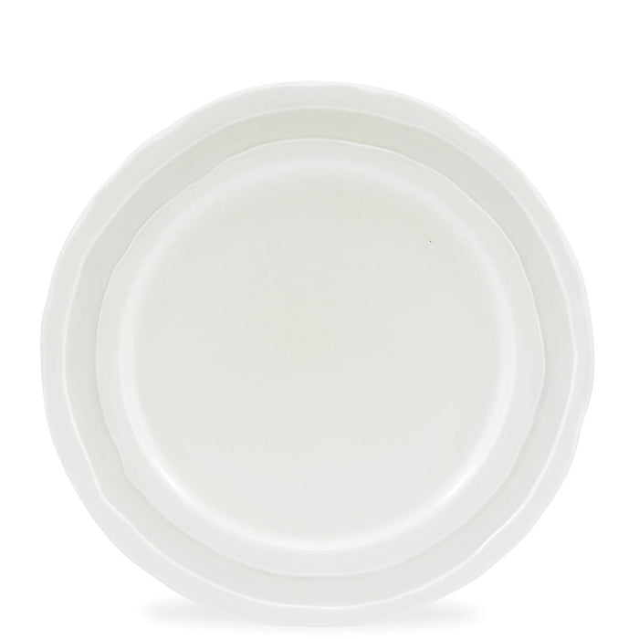 Como White 9.25" Accent Plate