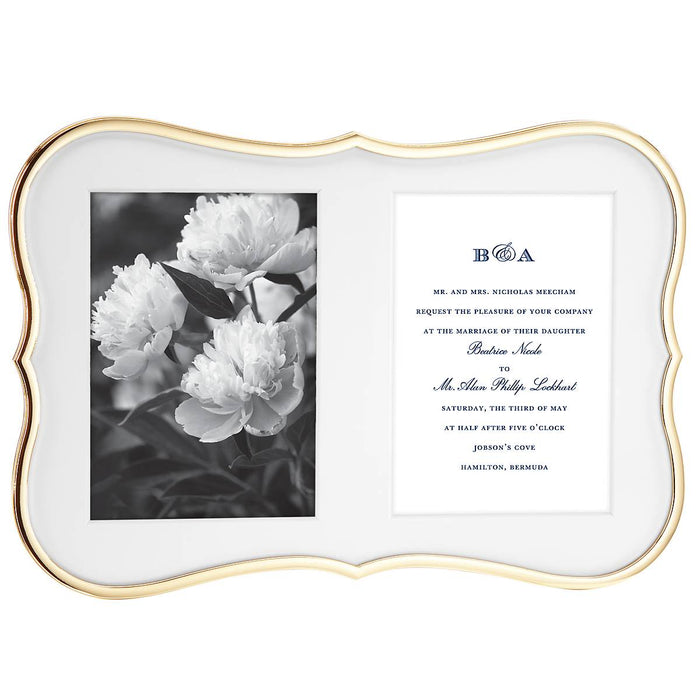 Crown Point™ Gold Double 5" x 7" Frame