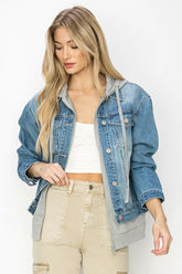 Hazel Blues® | RISEN Oversized Hoodie Jacket