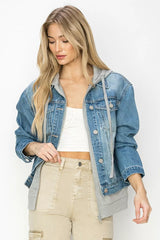 Hazel Blues® | RISEN Oversized Hoodie Jacket