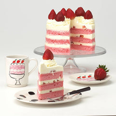 Deco Dot "Eat Cake for Breakfast" Cake Plate