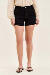 Hazel Blues® | Judy Blue High Waist Slim Denim Short with Star Studded