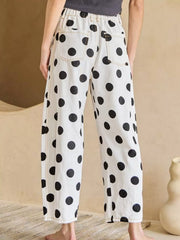 Hazel Blues® | Polka Dot High-Waisted Jeans