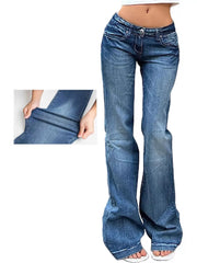 Hazel Blues® | Low Rise Flare Jeans