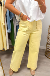 Hazel Blues® | Sunny Scallop Pocket Jeans