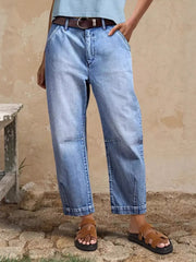 Hazel Blues® | High-Waisted Relaxed Fit Jeans