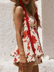 Hazel Blues® | Floral Tube Top and Shorts Set