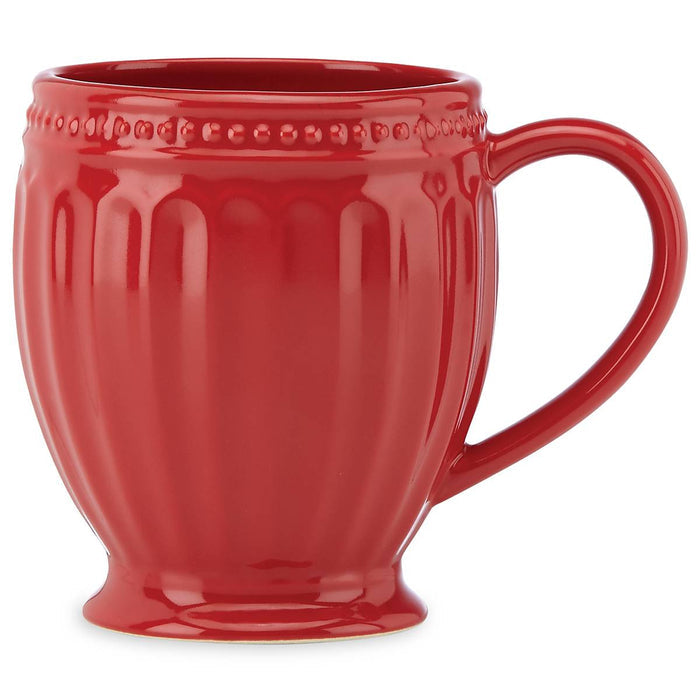 French Perle Groove Cherry Mug