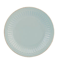 French Perle Groove Ice Blue™ Accent Plate