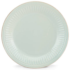 French Perle Groove Ice Blue™ Dinner Plate