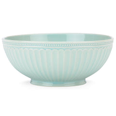 French Perle Groove Ice Blue™ Medium Bowl