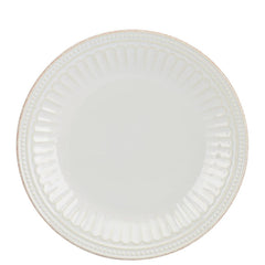 French Perle Groove White™ Accent Plate