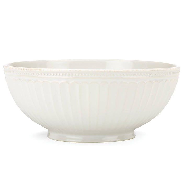 French Perle Groove White™ Medium Serve Bowl