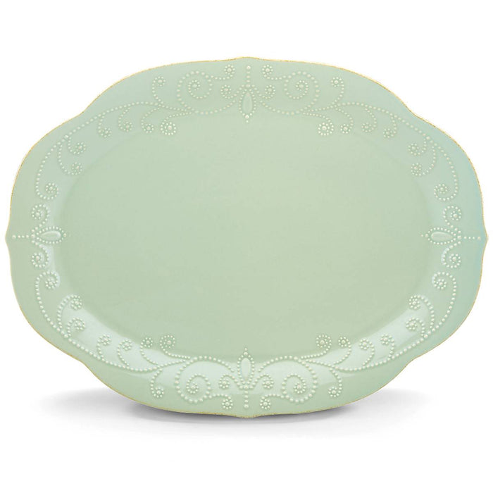 French Perle Ice Blue™ 16" Oval Platter