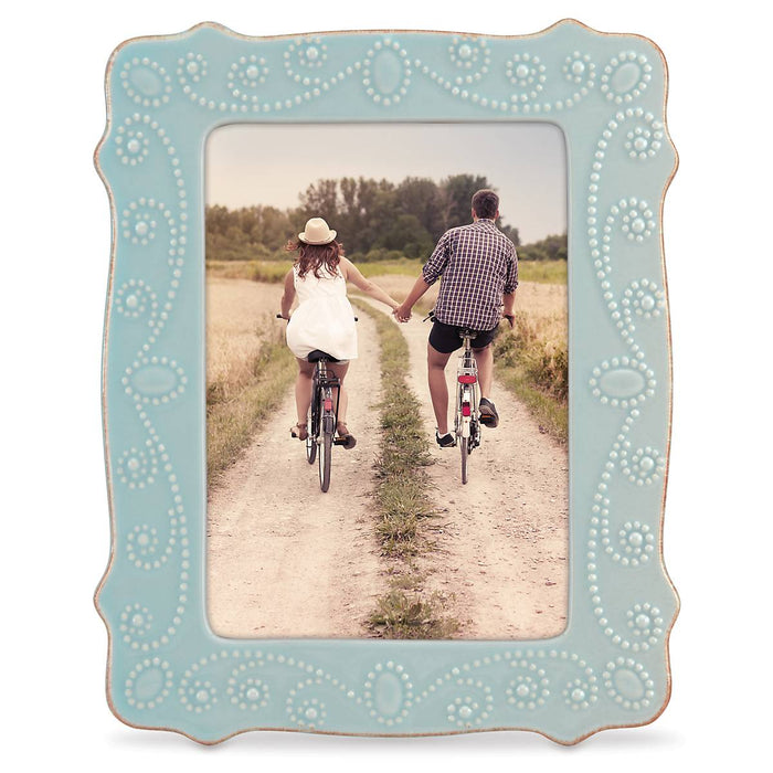 French Perle Ice Blue™ 5" x 7" Frame