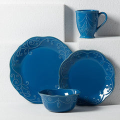 French Perle Marine™ 4-Piece Place Setting