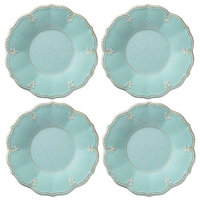 French Perle Melamine Aqua™ 4pc Accent Plate