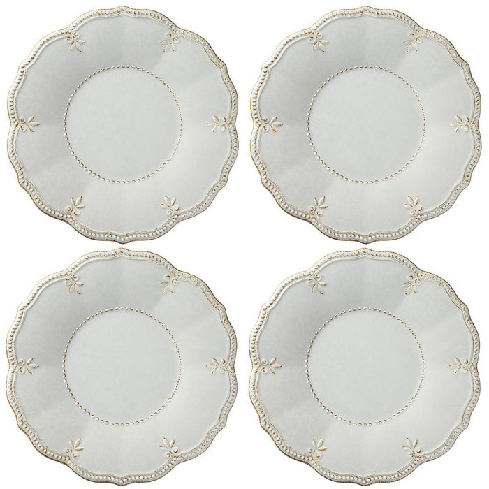 French Perle Melamine Gray™ 4pc Dinner Plate
