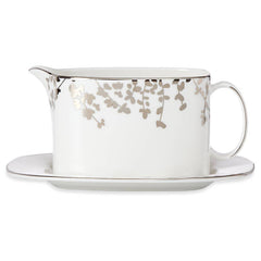 Gardner Street Platinum Gravy Boat with Stand
