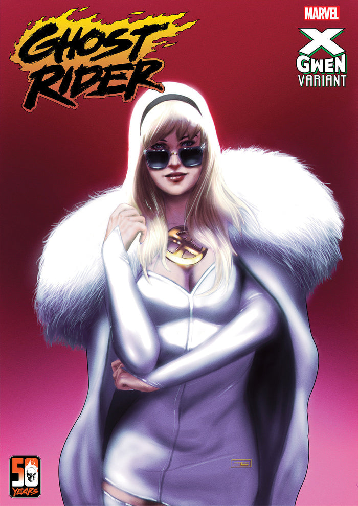 GHOST RIDER #1 CLARKE X-GWEN VAR (DH A4)