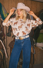 Bonfire Sweater ~ Wild Horses Knit