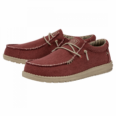 HEY DUDE WALLY BRAIDED POMPEIAN ROJO